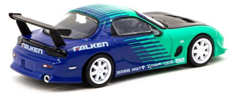 Tarmac Works GLOBAL64 "Falken" Mazda RX-7 FD3S 1:64 Scale Diecast Car