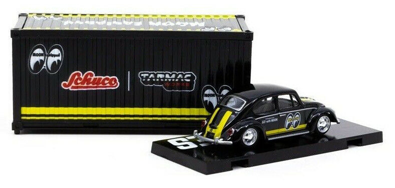 Schuco x Tarmac Works COLLAB64 "Mooneyes" Volkswagen VW Beetle 1:64 Diecast Car