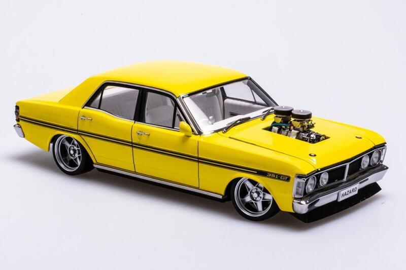 1/18 AUTOart XY Ford Falcon GTHO Street Machine Hazard Neon Yellow A72792