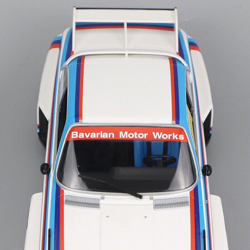 MINICHAMPS BMW 3.0 CSL #25 DIECAST CAR MODEL 1/18 HERITAGE RACING COLLECTION