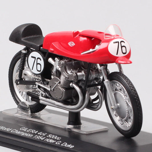 1/22 Italeri Gilera 4cil 500 No#76 race G Duke 1954 motorcycle Diecast model toy