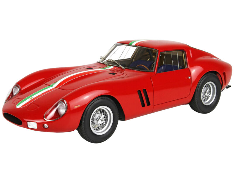 FERRARI 250 GTO RED PRESS DAY 1962 & DISPLAY CASE LTD ED 1/18 MODEL BBR 1803 A