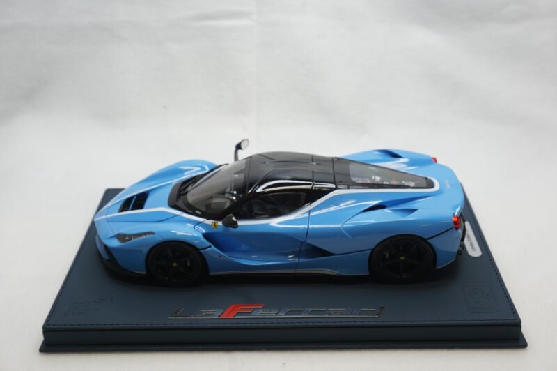 1/18 BBR FERRARI LAFERRARI DIE CAST LIGHT BLUE DELUXE BLUE LEATHER limited 30pcs