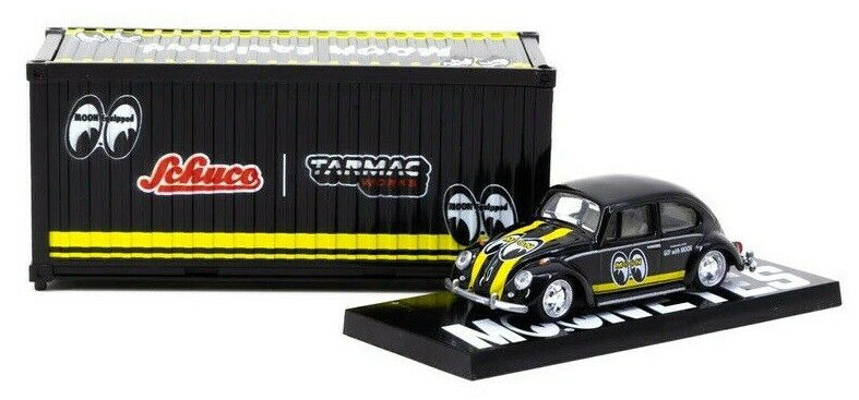 Schuco x Tarmac Works COLLAB64 "Mooneyes" Volkswagen VW Beetle 1:64 Diecast Car