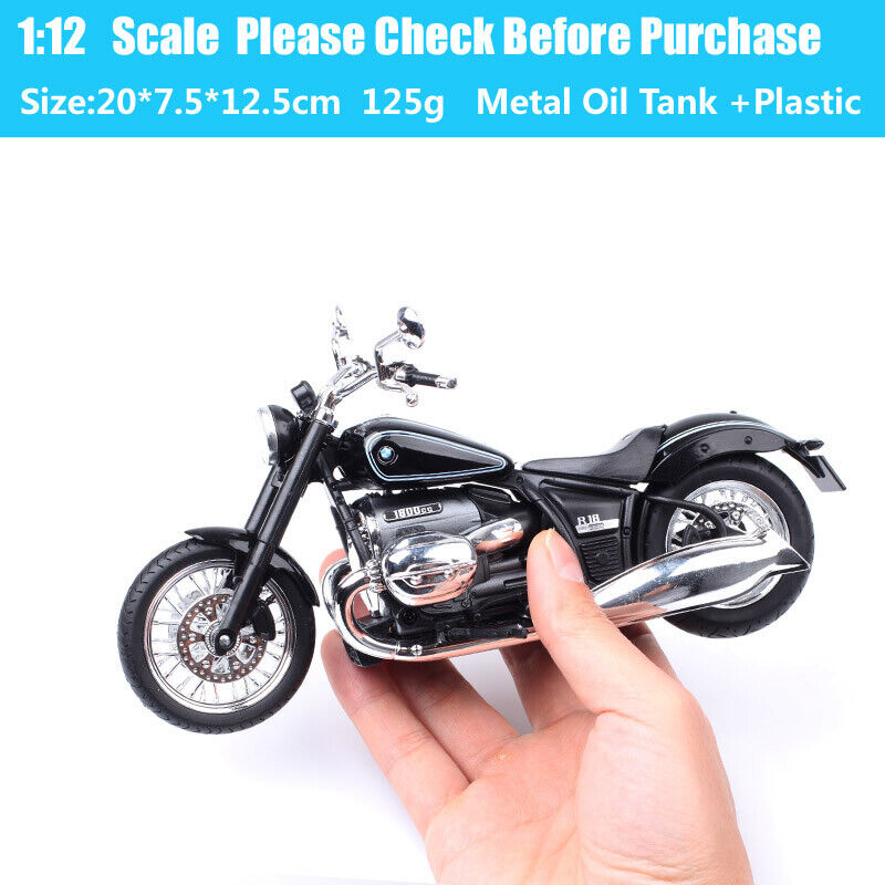 Welly 1:12 Scale BMW R18 2020 Retro Cruiser Motorcycle Diecast Model Bike Tour