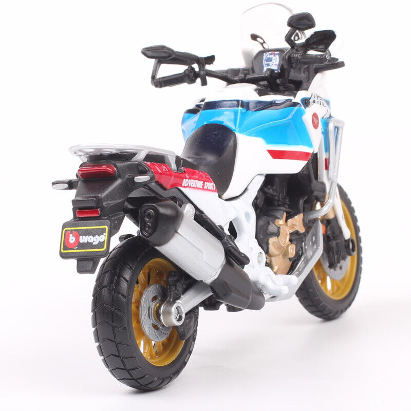 Bburago 1/18 Honda Africa Twin Adventure Touring Motorcycle Diecast Model Toy