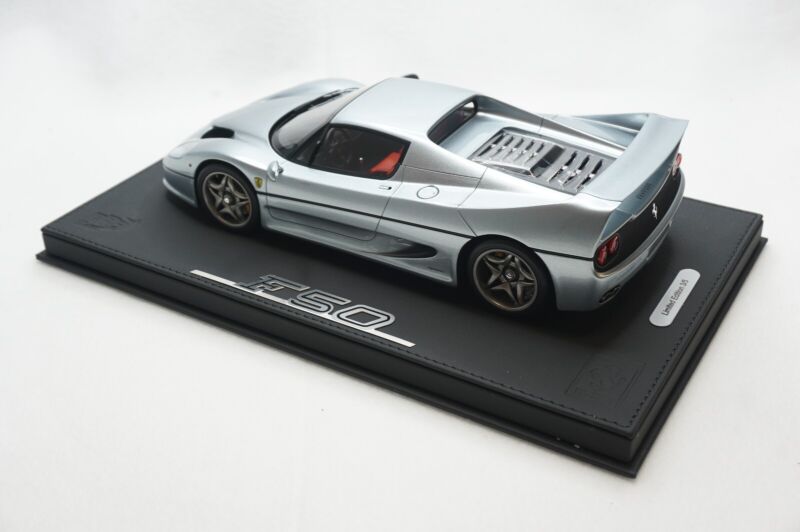 1/18 BBR FERRARI F50 COUPE GRIGIO TITANIO DELUXE BLACK LEATHER limited 5pcs