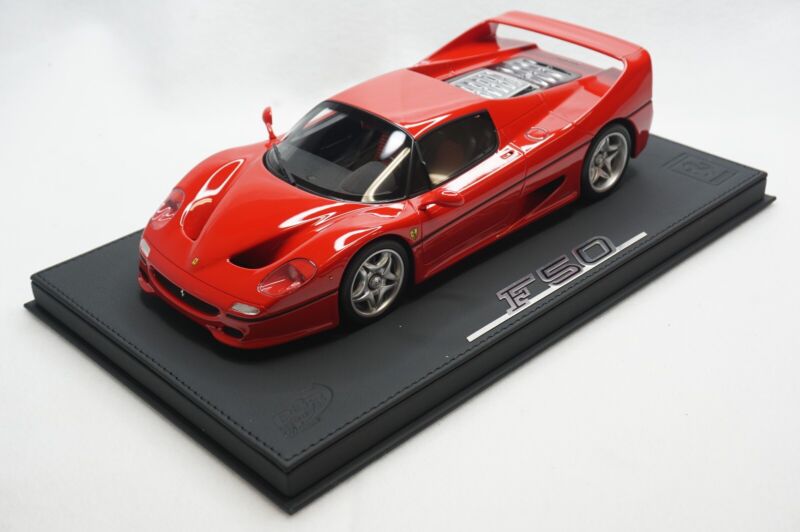 1/18 BBR FERRARI F50 COUPE ROSSO CORSA DELUXE BLACK LEATHER limited 20pcs