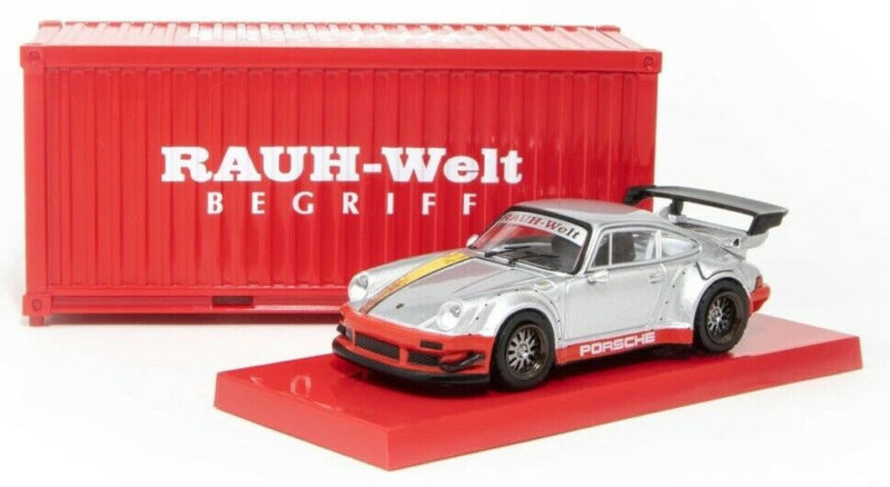 Tarmac Works HOBBY64 Silver Porsche RWB 930 - China Special Ed 1:64 Diecast Car