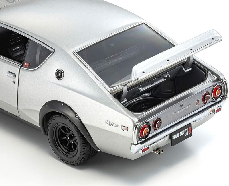 Kyosho Original 1/18 NISSAN SKYLINE 2000 GT-R (KPGC110) Silver KS08255S