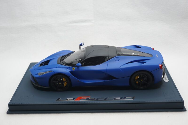 1/18 BBR FERRARI LAFERRARI AZZURRO DINO MATT DELUXE BLUE LEATHER limited 10pcs