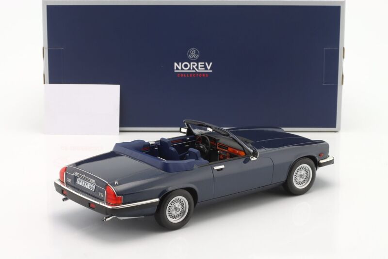 JAGUAR XJ-S Cabriolet 1988 Blue metallic L.E.1/1000 - 1/18 - NOREV