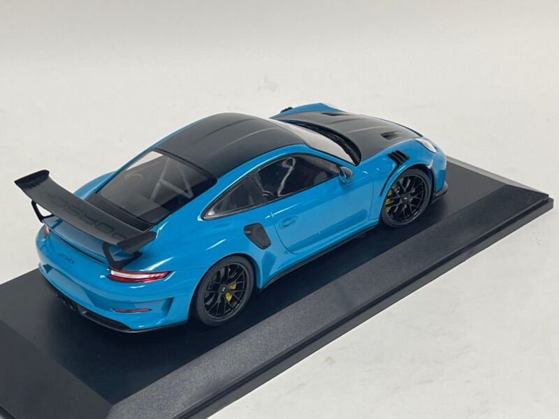 1/18 Minichamps Porsche 911 "991.2" GT3 RS Baby Blue Weissach Package P1 $329.95 ModelCarsHub