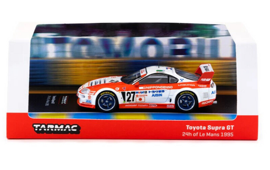 Tarmac Works HOBBY64 Toyota Supra GT - 1995 24hr Le Mans 1:64 Scale Diecast Car