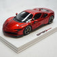 1/18 BBR FERRARI SF90 SPIDER CLOSED ROSSO FUOCCO DELUXE WHITE LEATHER limited 5pcs