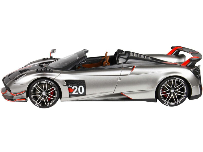 1/18 PAGANI HUAYRA ROADSTER BC SILVER MET & DISPLAY by BBR P18159 A $609.99 ModelCarsHub