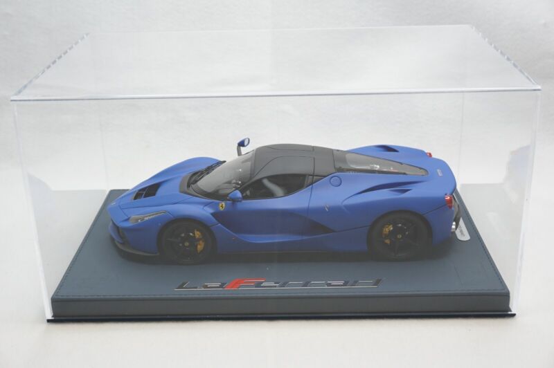 1/18 BBR FERRARI LAFERRARI AZZURRO DINO MATT DELUXE BLUE LEATHER limited 10pcs