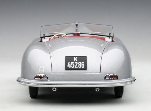 Autoart Porsche 356 Number 1 Silver in 1/18 Scale. New Release!