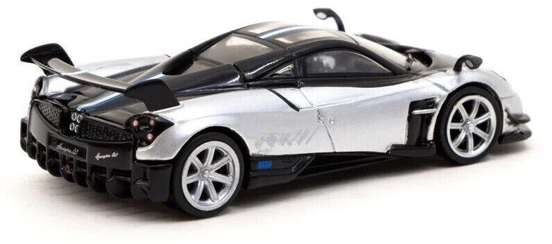 Tarmac Works GLOBAL64 Pagani Huayra BC Grigio Mercurio 1:64 Scale Diecast Car