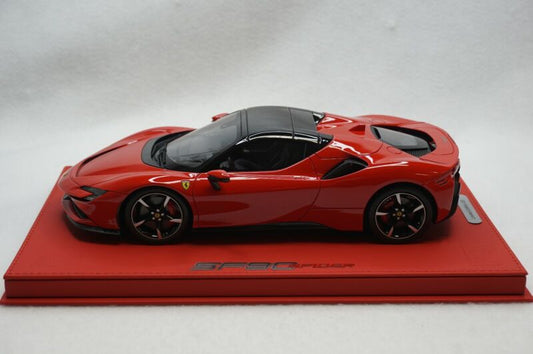 1/18 BBR FERRARI SF90 SPIDER/CLOSED ROSSO CORSA DELUXE RED LEATHER limited 3pcs