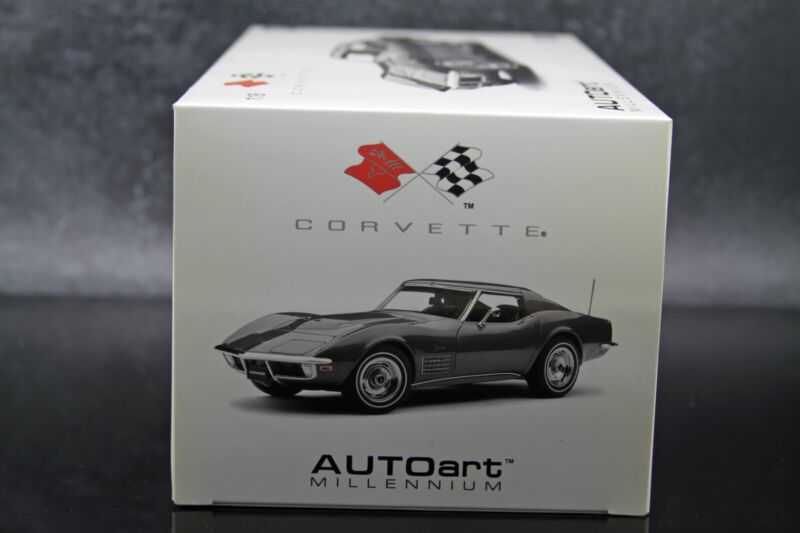 AUTOart 1970 Chevy Corvette Laguna Gray Metallic Millennium Collection 1:18