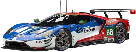 1/18 Autoart Ford Gt #66 Johnson/ Mucke/ Pla Le Mans 2016 81610 Manufacturer Brand: Autoart MPN: 81610 Color: Red White Blue with Graphic Material: Composite diecast with some plastic Scale Size: 1:18 Part Type: Collectible Cars Steerable wheels Rubber ti