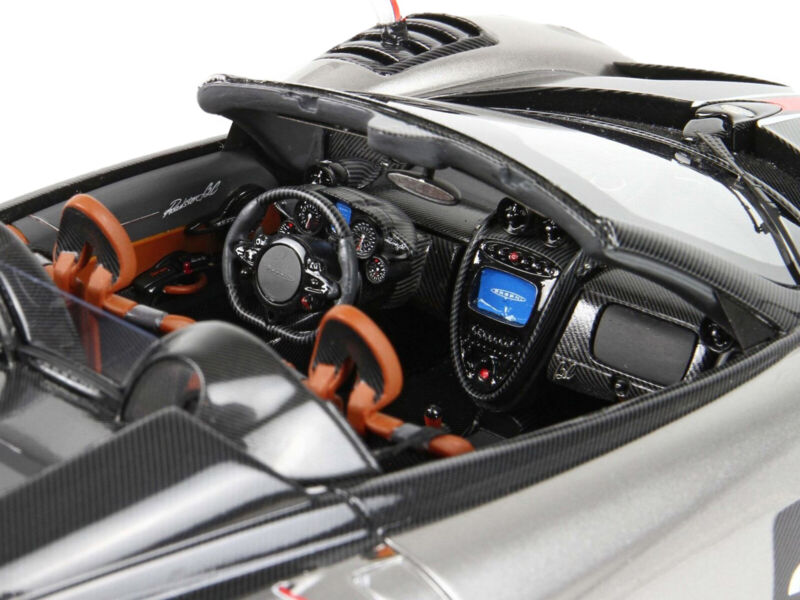 1/18 PAGANI HUAYRA ROADSTER BC SILVER MET & DISPLAY by BBR P18159 A $609.99 ModelCarsHub