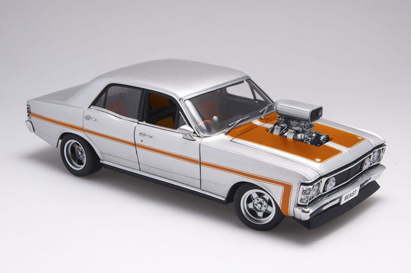 1/18 AUTOart XW GTHO Ford Falcon Street Machine Aluminium Silver 72866