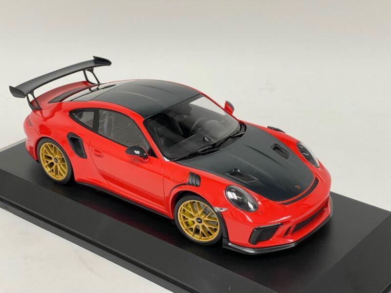 1/18 Minichamps Porsche 911 "991.2" GT3 RS in Orange with Weissach Package P05B $309.95 ModelCarsHub