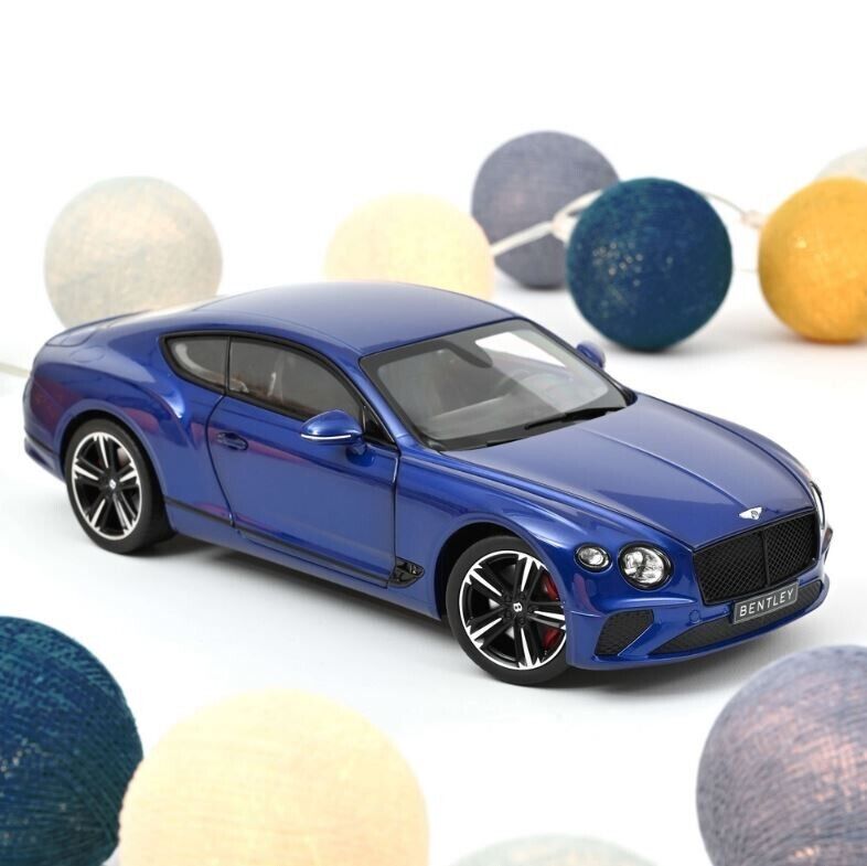 BENTLEY CONTINENTAL GT 2018 Sequin Blue - 1/18 - NOREV