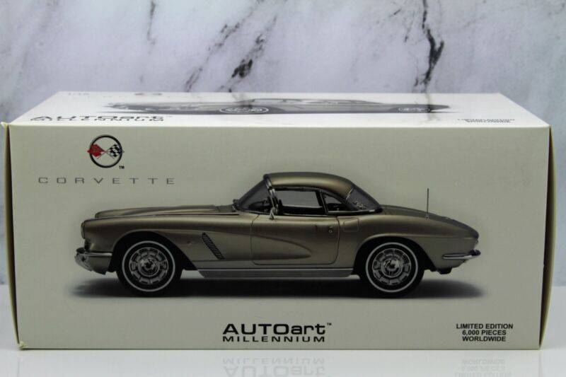 AUTOart 1962 Chevy Corvette Fawn Beige Millennium Collection 1:18