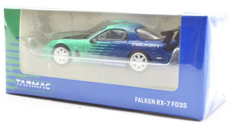 Tarmac Works GLOBAL64 "Falken" Mazda RX-7 FD3S 1:64 Scale Diecast Car