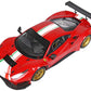 FERRARI 488 MODIFICATA ROSSO CORSA RED & DISPLAY CASE 1/18 MODEL BY BBR P 18203B