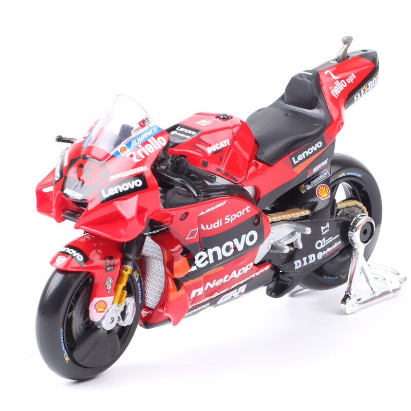 Maisto 1/18 2021 Ducati Desmosedici GP21 #63 Francesco Bagnaia Motorcycle Model