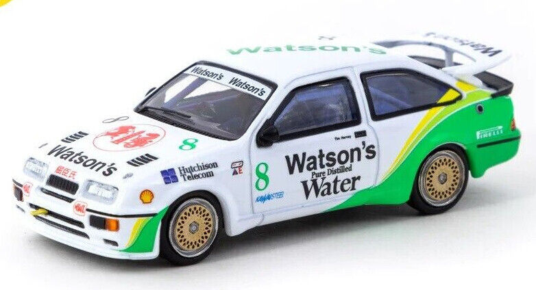 Tarmac Works HOBBY64 Ford Sierra RS500 Cosworth - 1989 Macau 1:64 Diecast Car