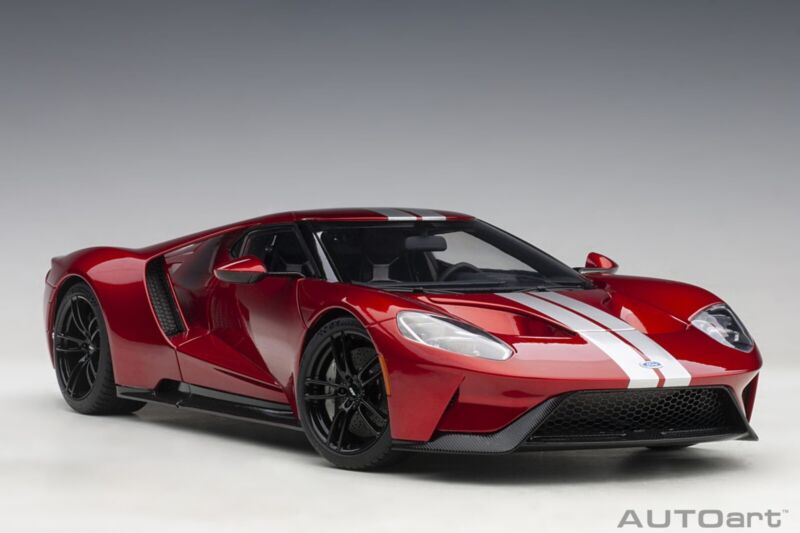 1/18 AutoArt Ford GT 2017 Liquid Red Silver Stripes 1/18 AutoArt Ford GT 2017 Liquid Red Silver Stripes AUTOART # 72943 ${sh$op-name} $349.95