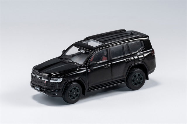 Gcd 1:64 Land Cruiser Lc300 Gr Sport White / Black Lhd Diecast Model Car