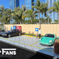 G-FANS 1:64 Diorama Garden parking Japan Street Beach Building Scene Model