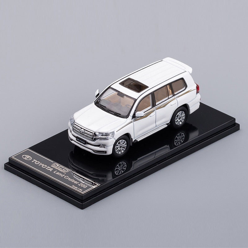 GCD 1/64 Toyota Land Cruiser LC200 Red/Gray Diecast Model Car