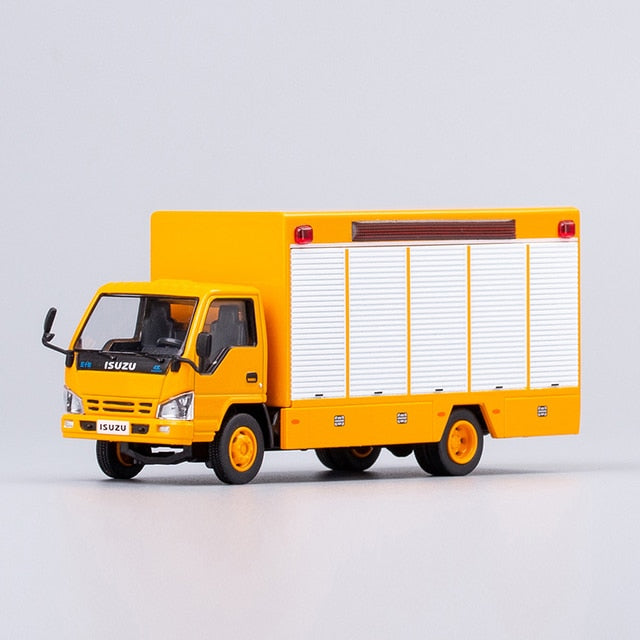 Gcd 1:64 Isuzu Series Reward Flatbed Tow Truck / Isuzu 4k Fire Truck Diecast Model Car - Railed/motor/cars/bicycles