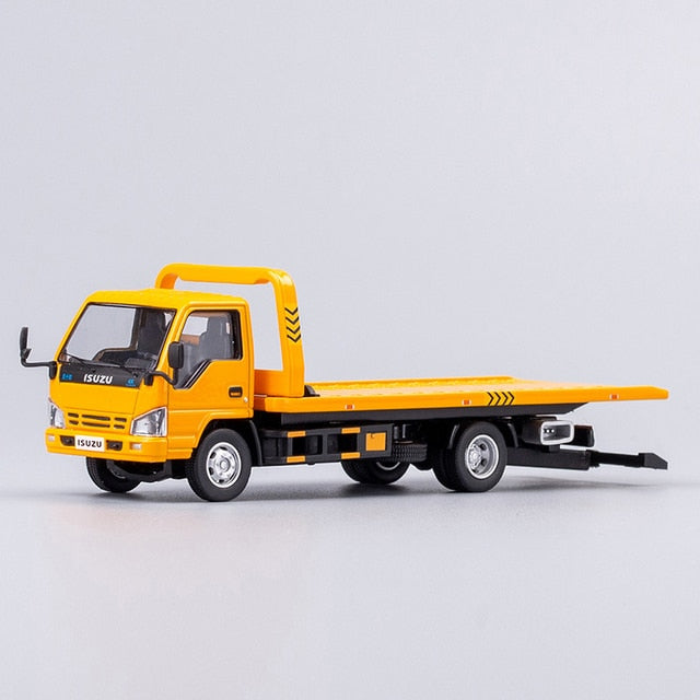 Gcd 1:64 Isuzu Series Reward Flatbed Tow Truck / Isuzu 4k Fire Truck Diecast Model Car - Railed/motor/cars/bicycles